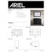 Ariel F049S-WQ-GRY Hamlet 49" Solid Wood Single Sink Bathroom Vanity Set In Grey with White Quartz Countertop - B01AL6KRZU